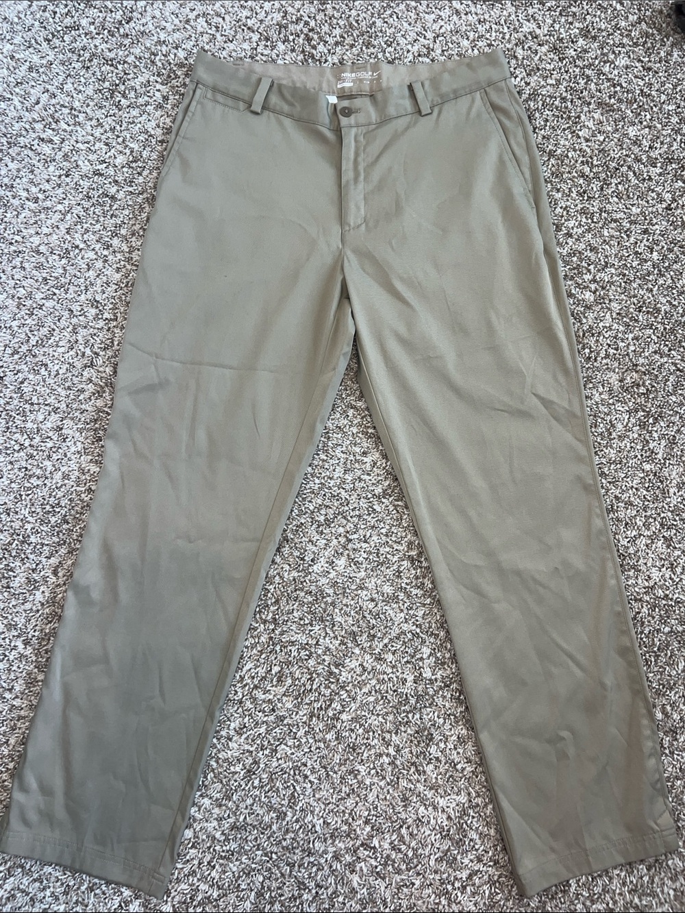 Nike Golf Men's Khaki Chinos Size 32 X 30 - Picture 3 of 10